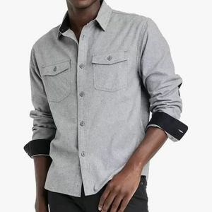 Men's heavyweight Standard Fit Flannel Button-Down Shirt